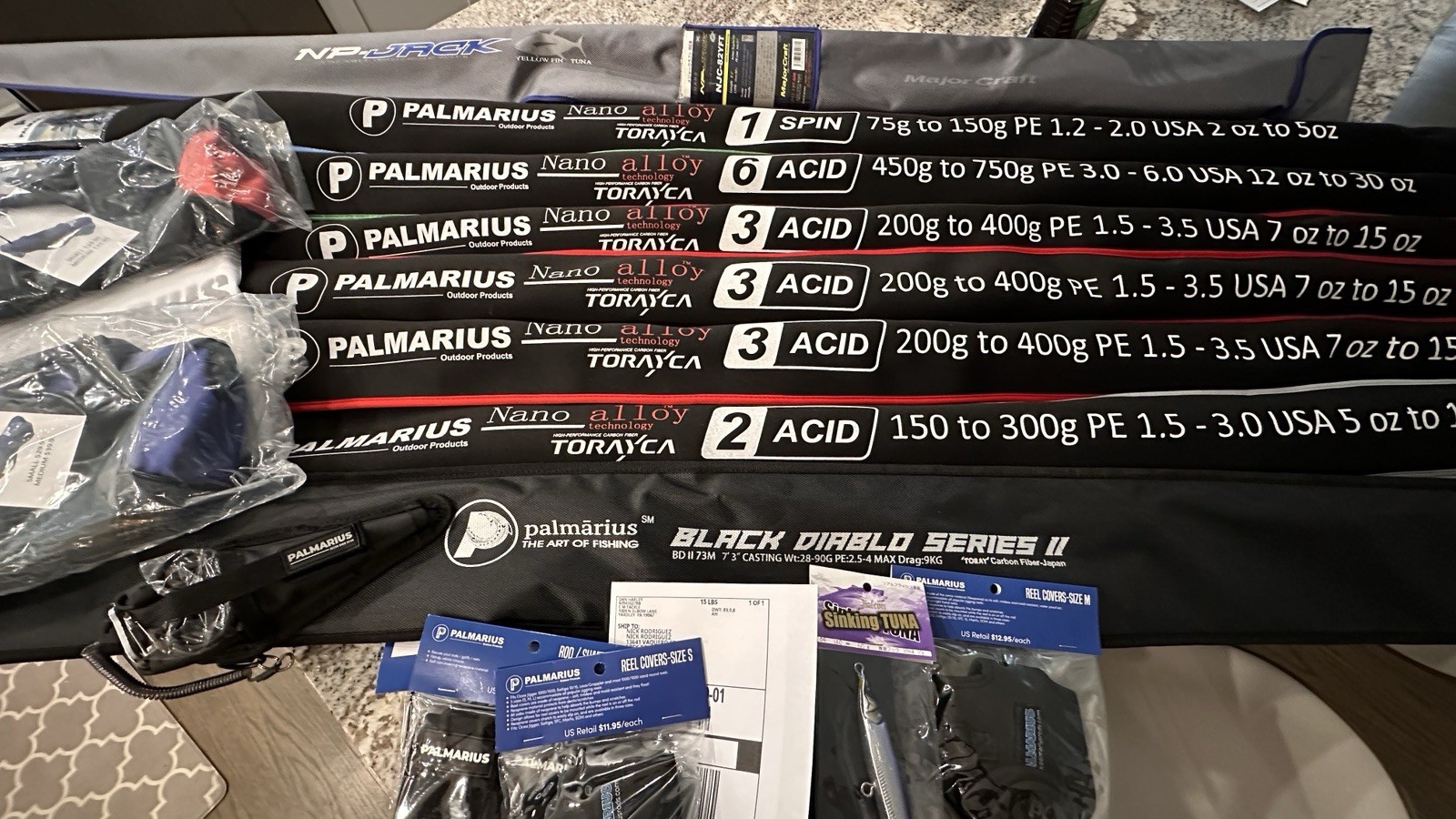 2025 Palmarius P Series Gen 2 Slow Pitch Jigging Rods