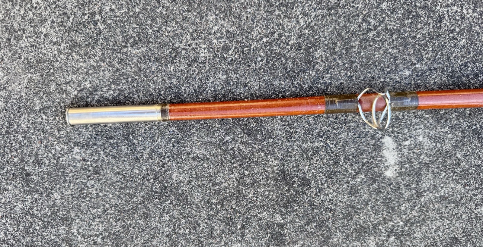 Vintage Wright & McGill Northwest Special “Tobacco fiberglass 8 1/2’ 2pc Rod