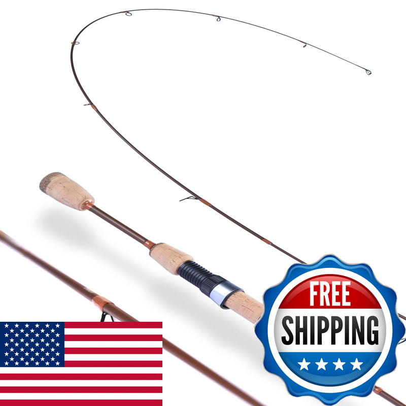 Littma Troutpanfish Ultralight Fishing Rod 2 Pcs Trout Crappie Panfish Micro