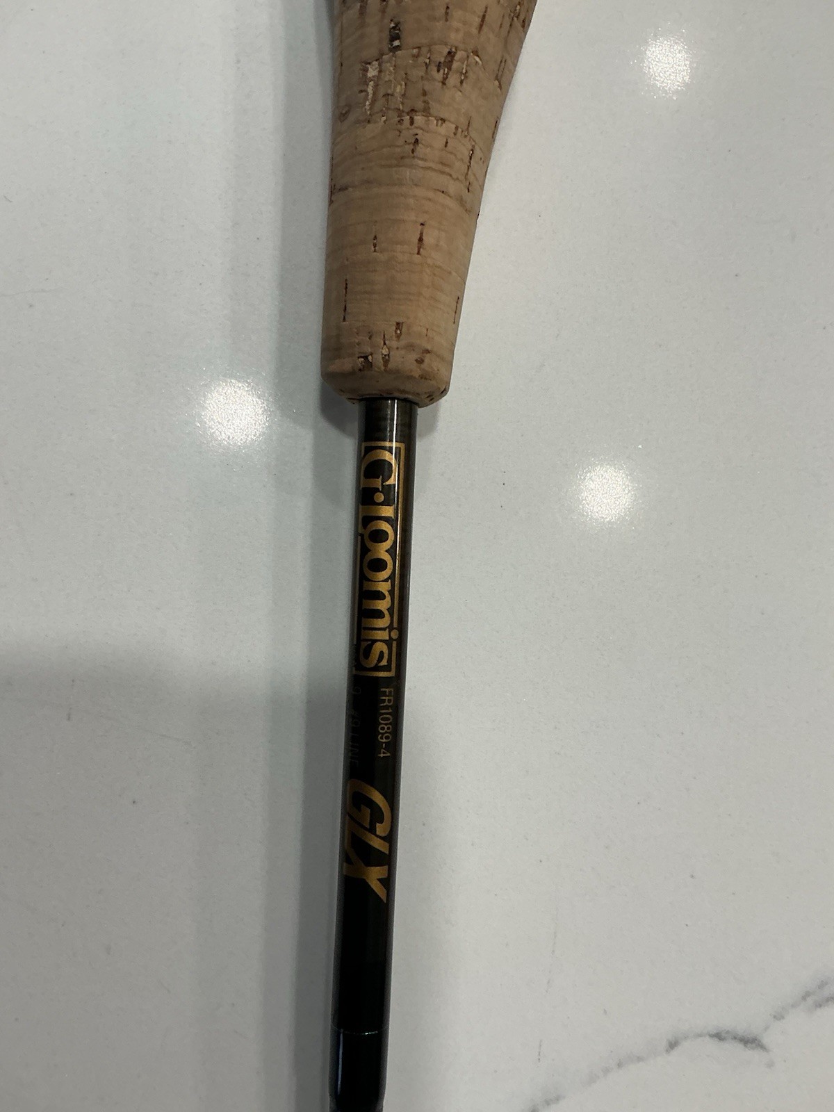 G. Loomis GLX FR1089-4 9′ 9wt 4pc Fast Med Graphite Fly Rod Cork Black