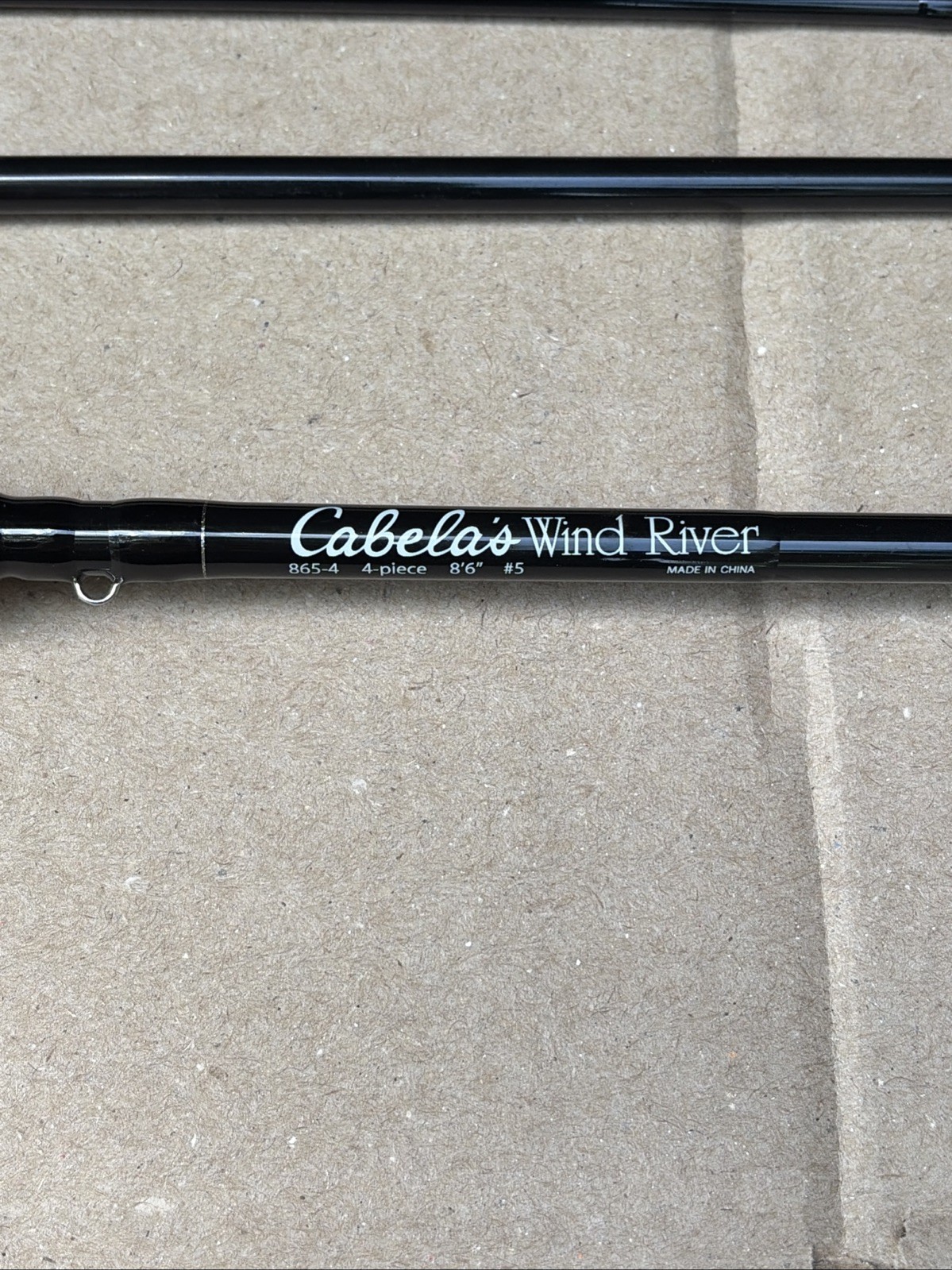 CABELA’S Wind River FLY ROD 865-4, 8.6FT , 4 Pc, 5 line Wt, NOS Unfished
