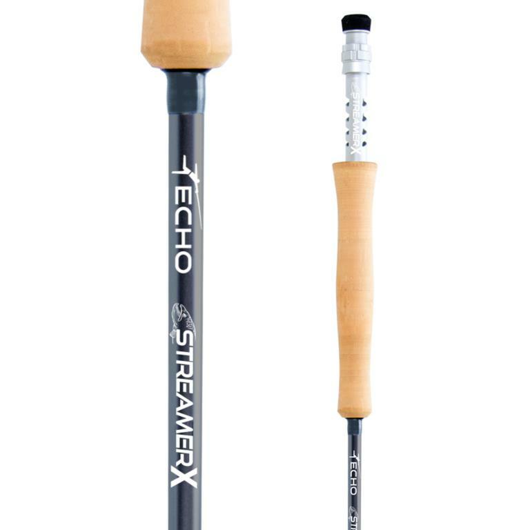 ECHO STREAMER X GALLOUP 690-4 9′ #6 WEIGHT FLY ROD–FREE $80 LINE!