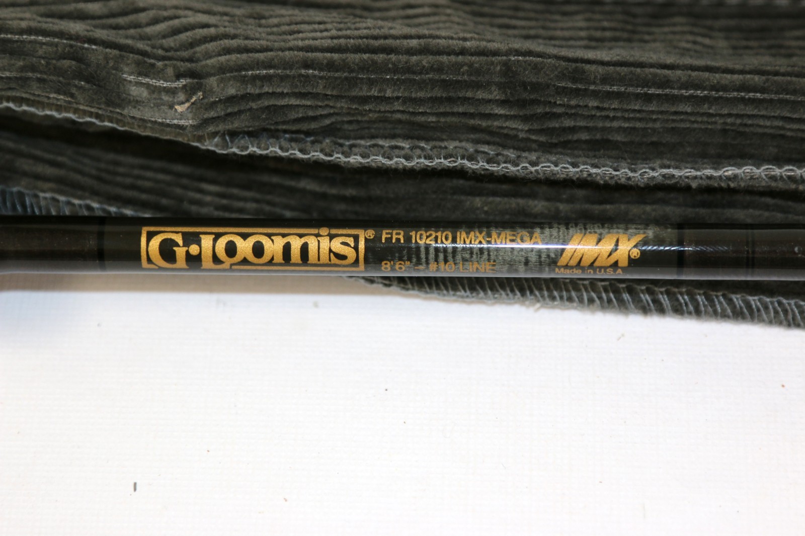 G-Loomis FR 10210 IMX-Mega 8’6″ #10 Line 2 Piece Fly Rod With Sock & Tube