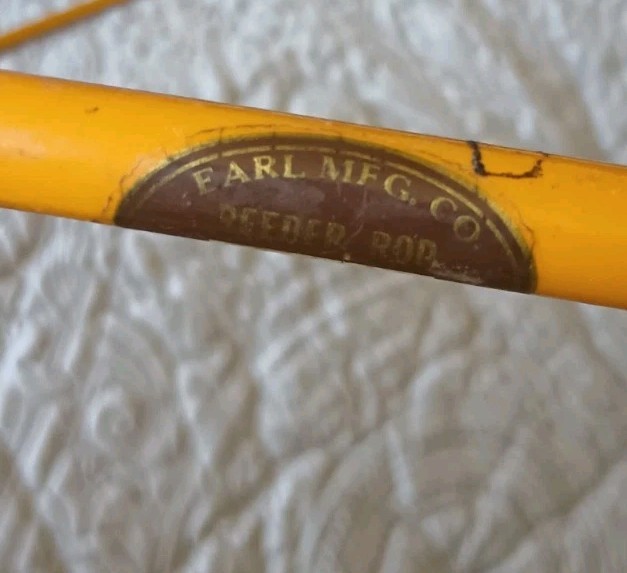 Vtg Rare REEDER Earl MFG Co 2pc Spinning Boat Rod 8’8″ Vancouver WA & Rod Caddy