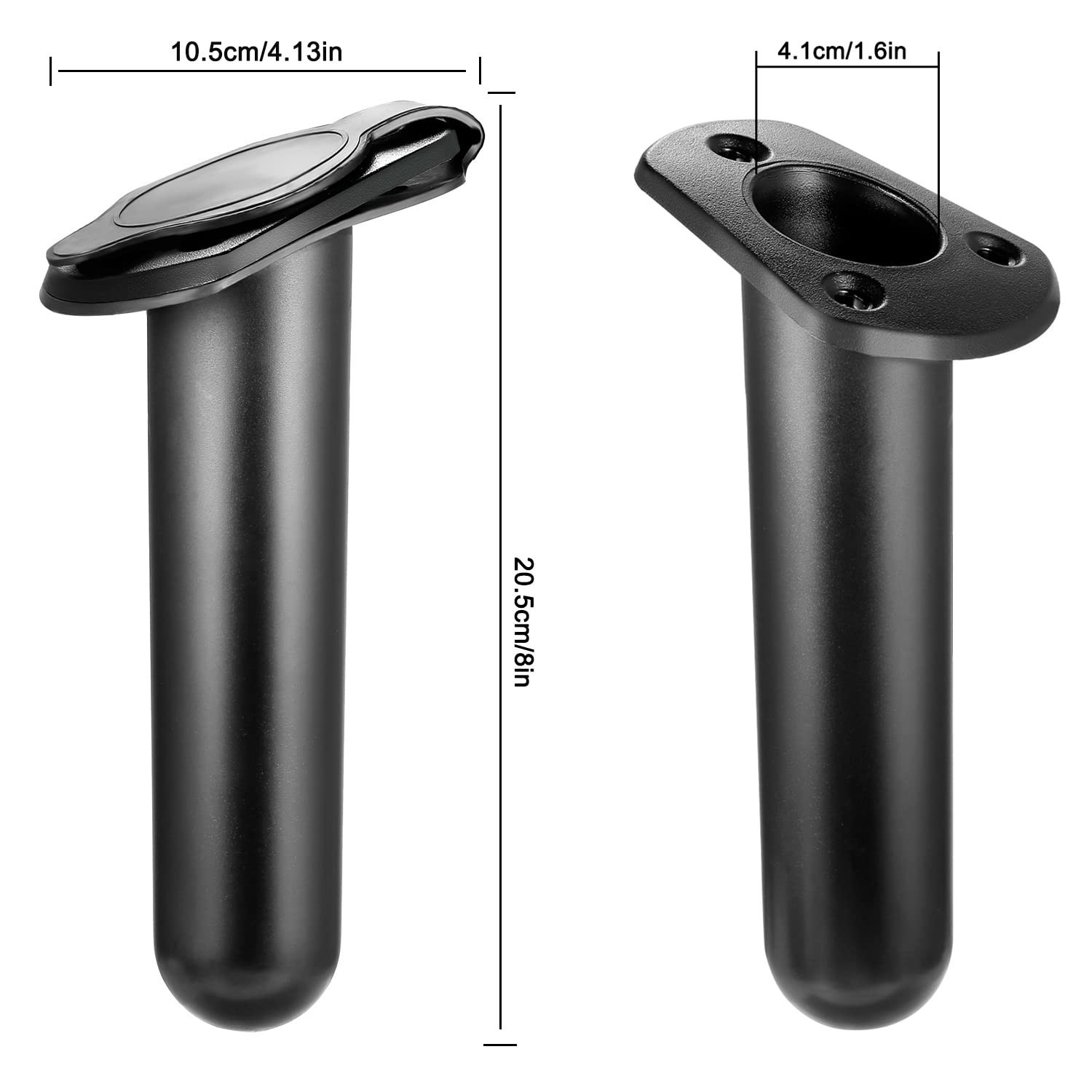 Kayak Fishing Rod Holder,Kayak Deck Flush Mount Rod Holder Fishing Boat Rod H…
