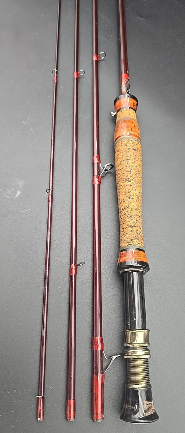 Extraordinary Terry Henson 10′ 4 weight nymphing fly rod Loomis blank