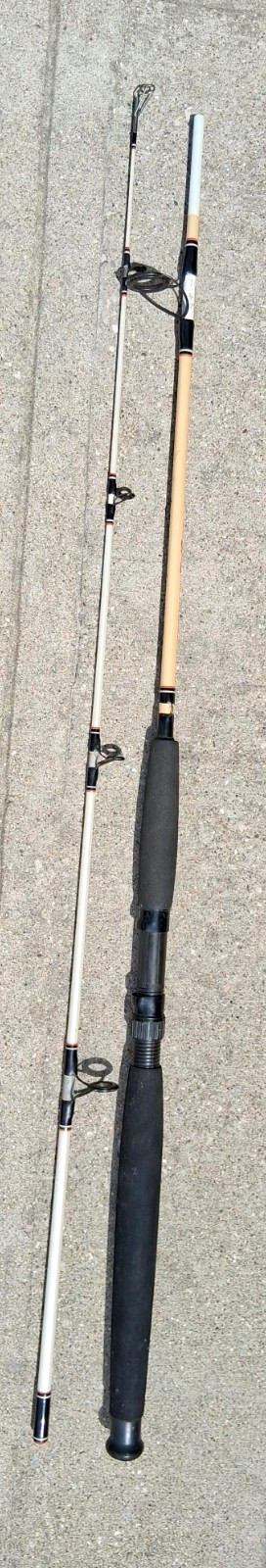 Berkley Pro Select Fishing Rod 7’0″ , 2 Piece, white reflective, Old Used