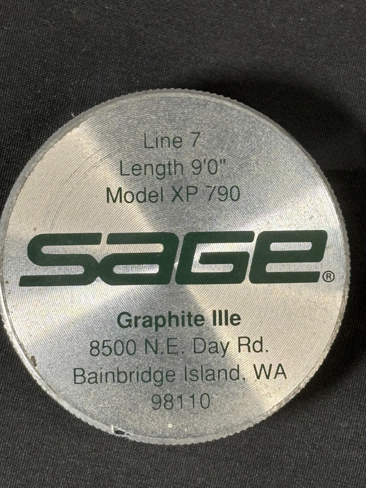 SAGE Model XP 790 GraphiteⅢe 9ft 7wt 2pc NEW Condition/Serial No.W16320
