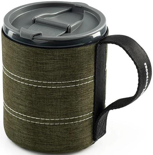 GSI Outdoors Infinity Backpacker Mug Green Insulated BPA-Free Polypropylene
