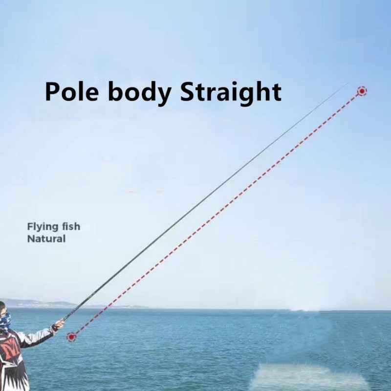 3.6M -10M Carbon Fiber Fishing Rod Telescopic Ultra-light Hard Pole Stream Rods