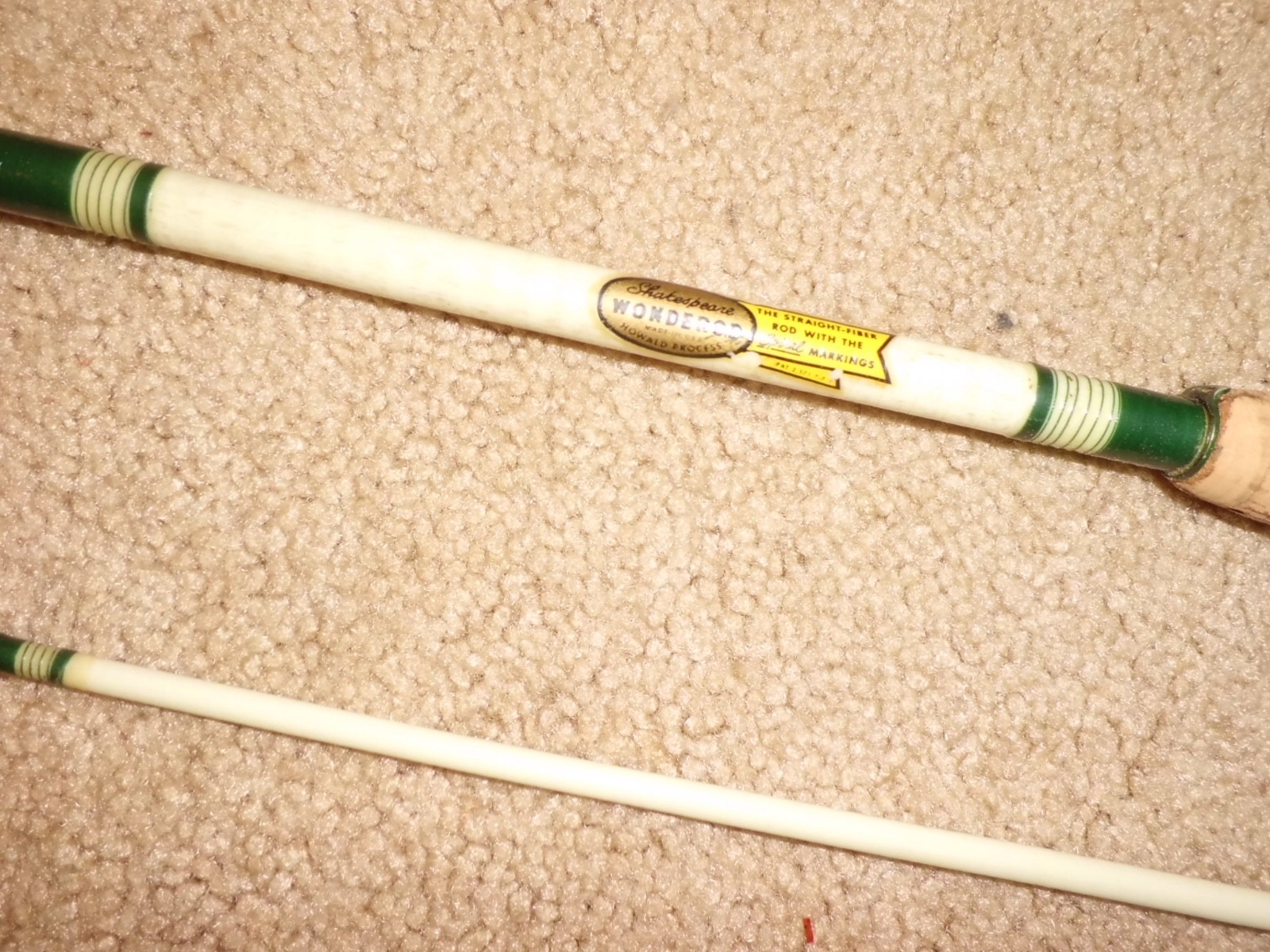 Vintage SHAKESPEARE Wonderod 1252T FFM Fly 8’6″ Rod made in USA
