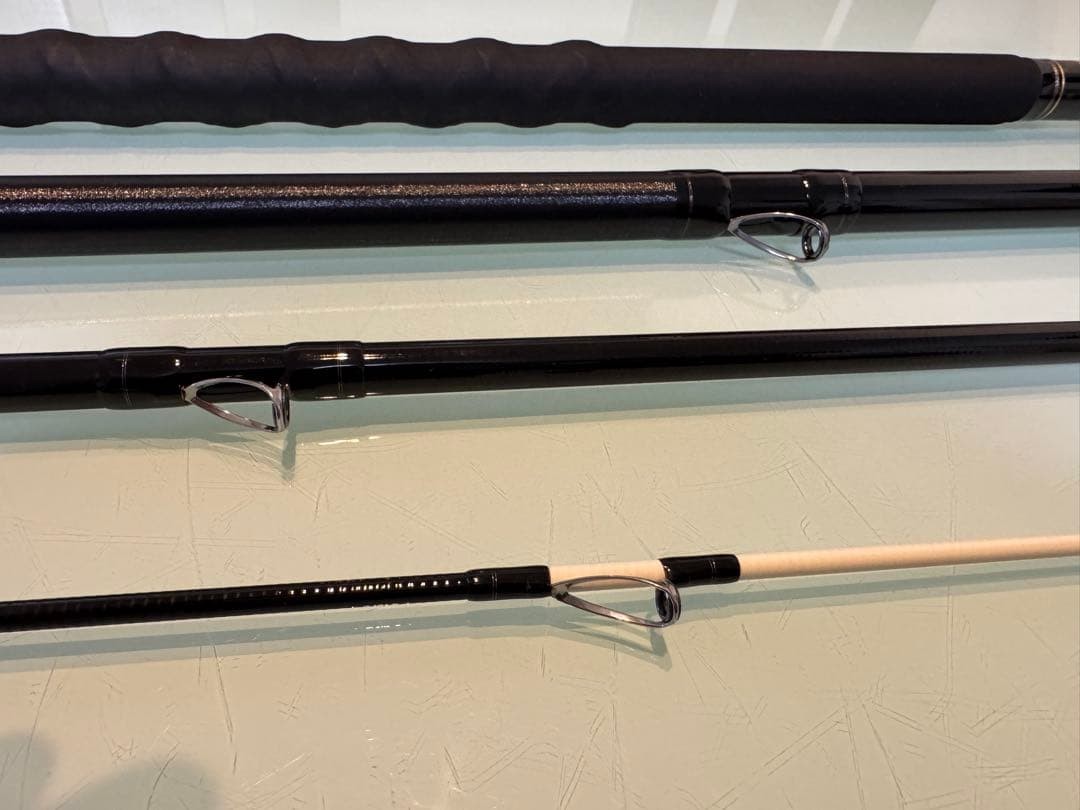 FULL FIELD Carbon Fishing Rod Black Cork Grip Baitcast Ishi Use with Case