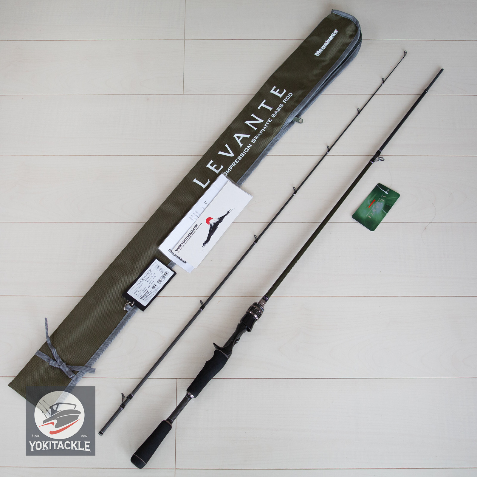 Megabass LEVANTE JP F3-66LV 2P Baitcasting Rod Shipping from JAPAN