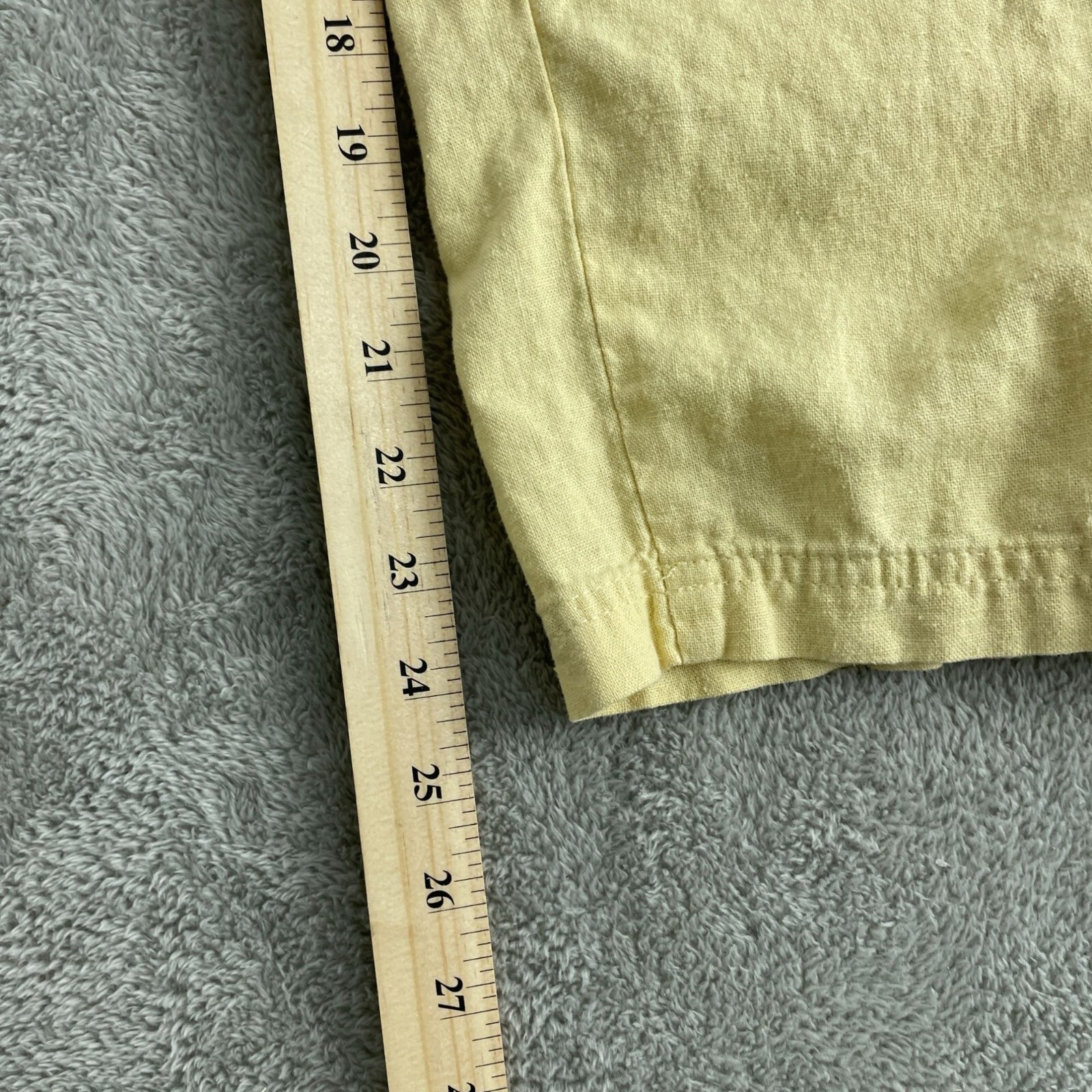 Orvis Womens Elastic Waist Linen/Rayon Blend Relaxed Fit Pants Size 14 0335