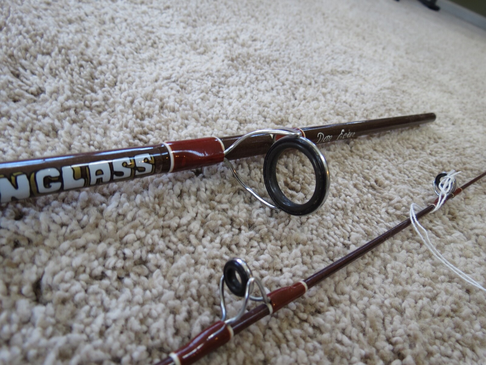 Fenwick Don Ecker Fenglass Bass Fishing rod (lot#13163)