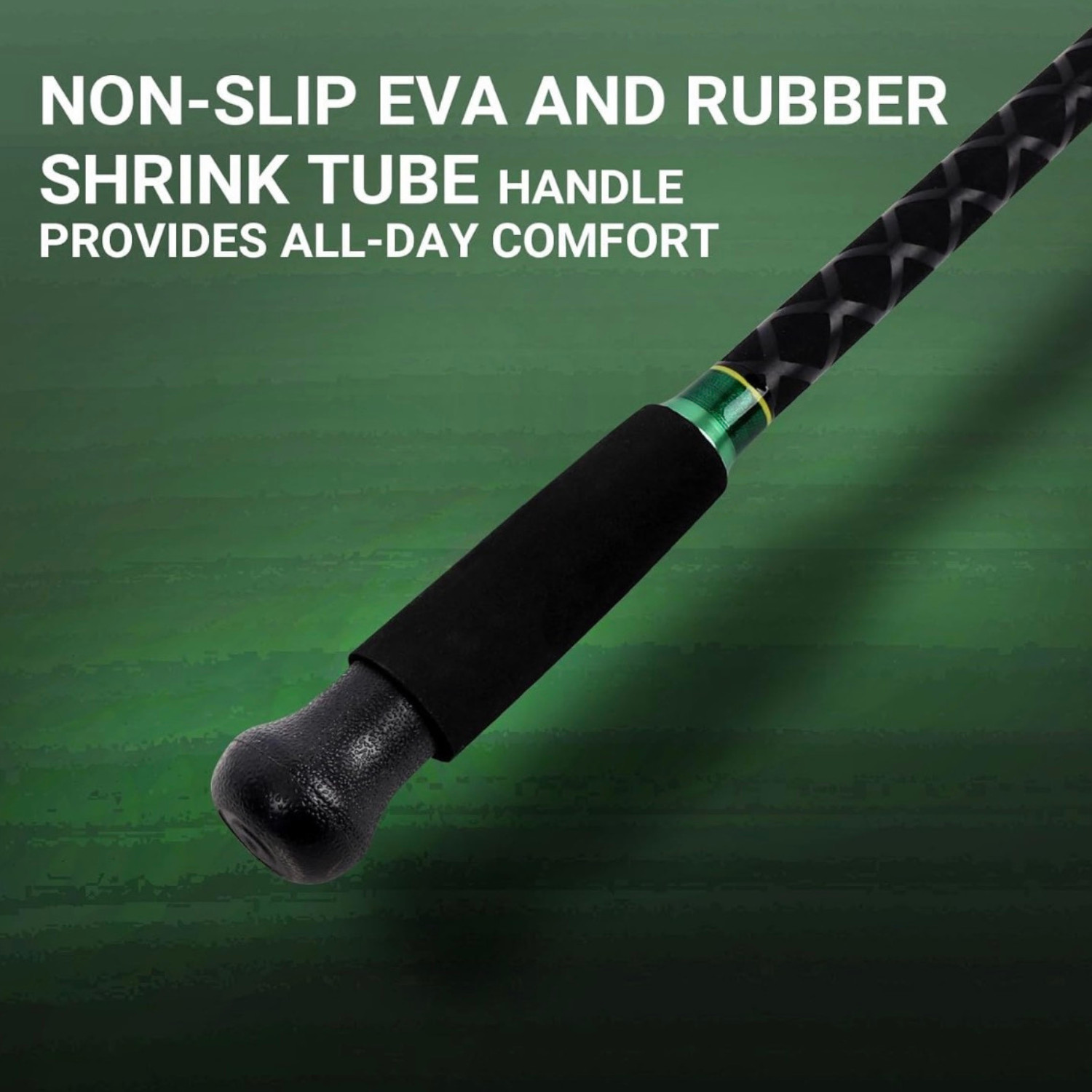 Fiblink 9FT 2-Piece Spinning Rod Saltwater Surf Fishing Carbon Fiber
