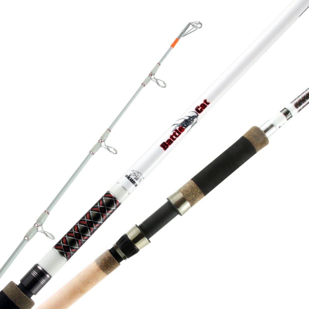 Okuma Battle Cat Catfish Spinning Rod 8′ 0″ 2-Piece Heavy BC-S-802H