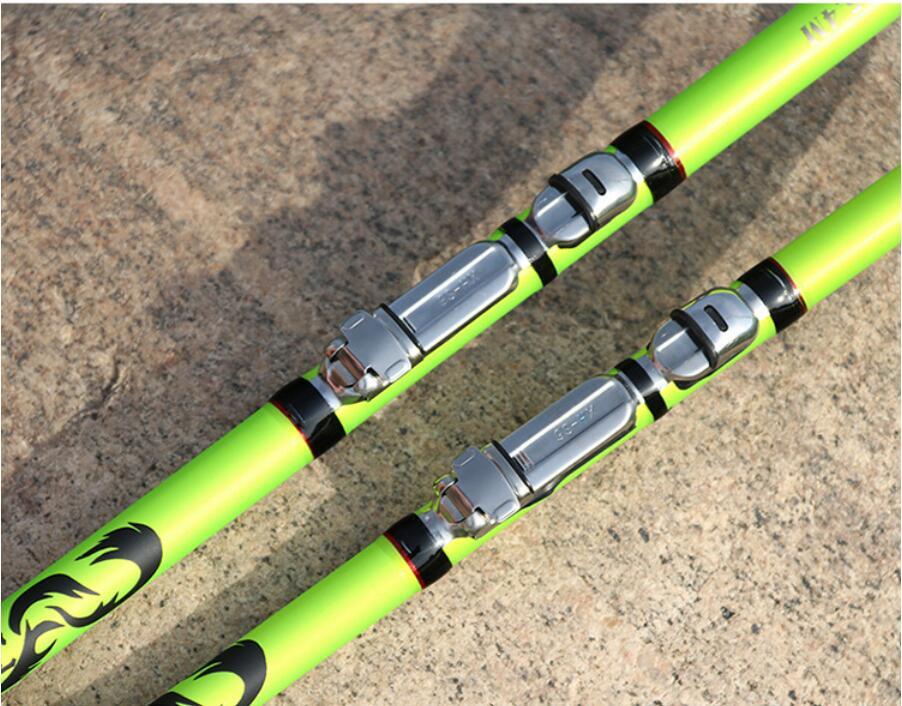 Telescopic Rock Fishing Rod 3.6m-6.3m Carbon Rod Travel Spinning Saltwater Pole