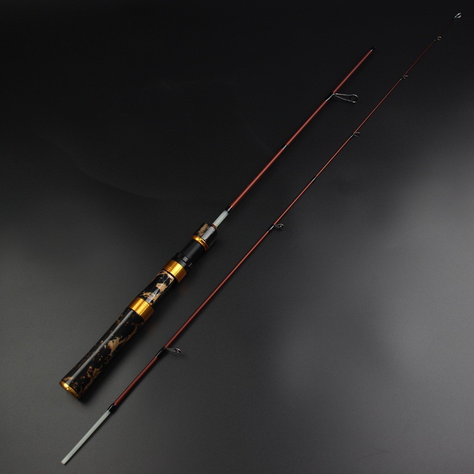 Carbon Fiber Fishing Rod Super Soft And Ultra Light 1.4m Four-Section Portable