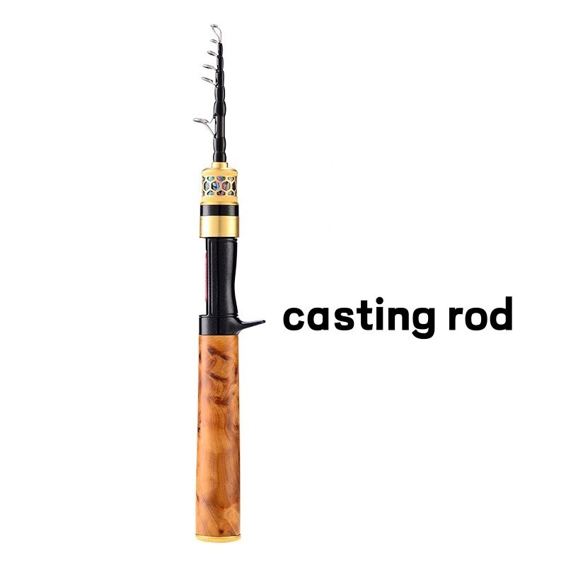Telescopic Fishing Rods Spinning Casting Rod Carbon Fiber Rod Bass Ultra Light