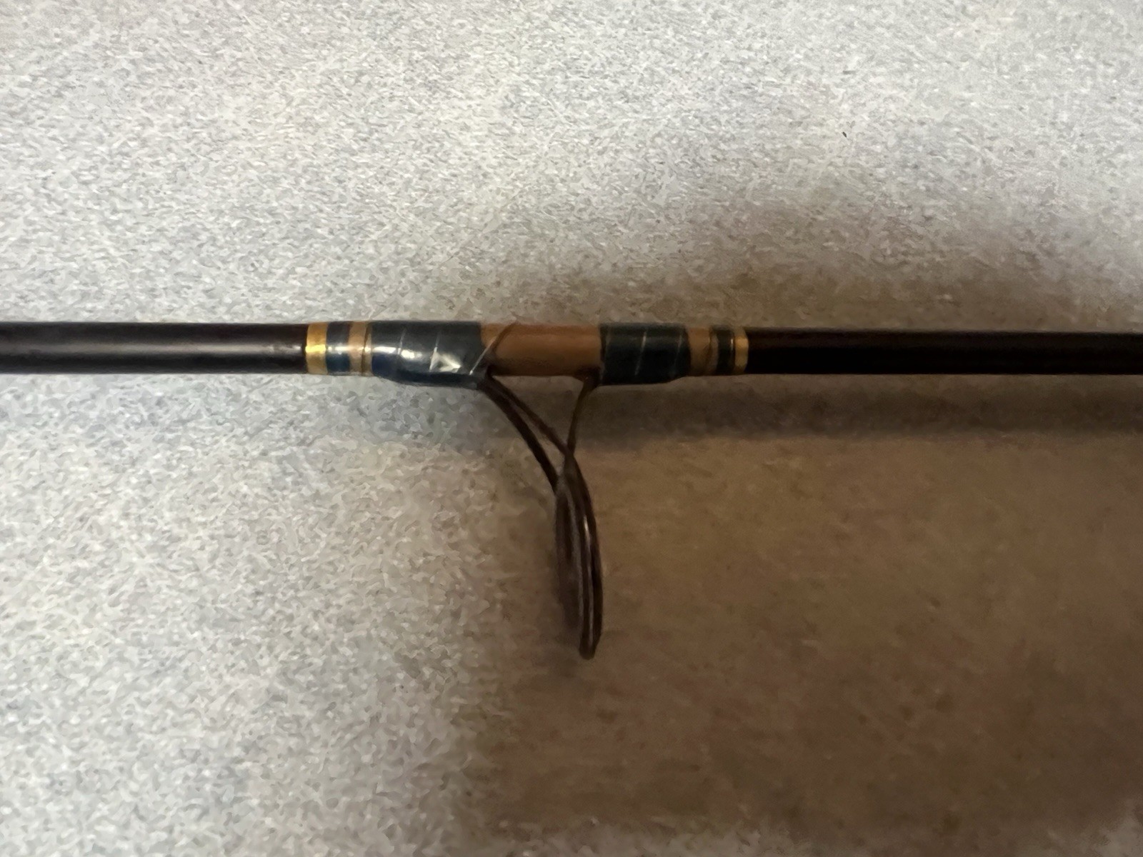 Custom Vintage spinning Medium 6’ Graphite Rod W/Wooden Handle