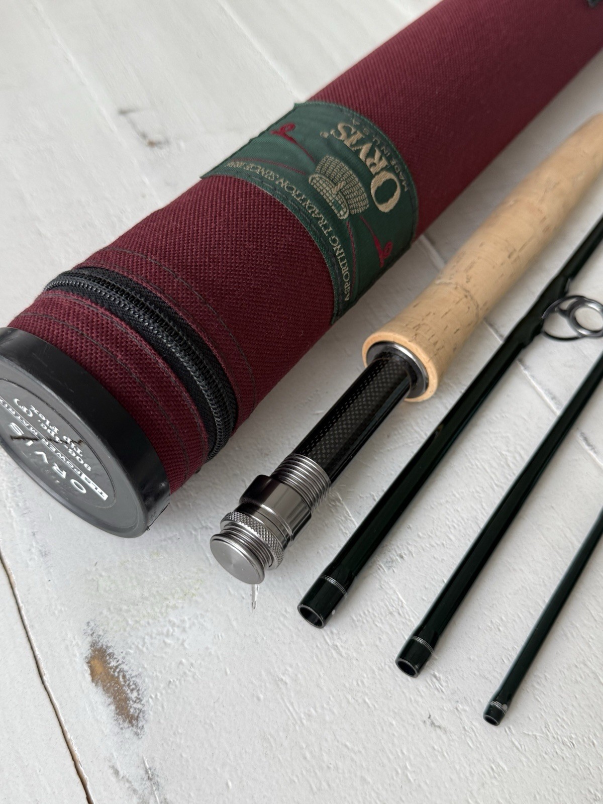 **BEAUTIFUL** ORVIS TRIDENT TLS F POWER MATRIX 6wt 9’ft Fly Rod!🔥~EXCELLENT~🔥
