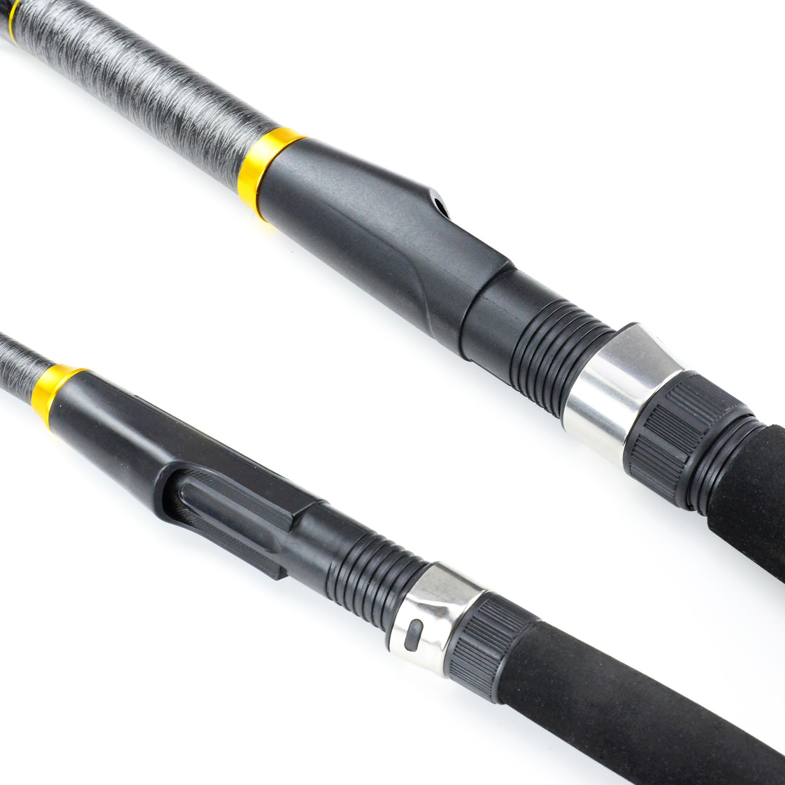 Heavy Duty Telescopic Fishing Rod Pole Sea Saltwater Freshwater 1.8m-3.6m