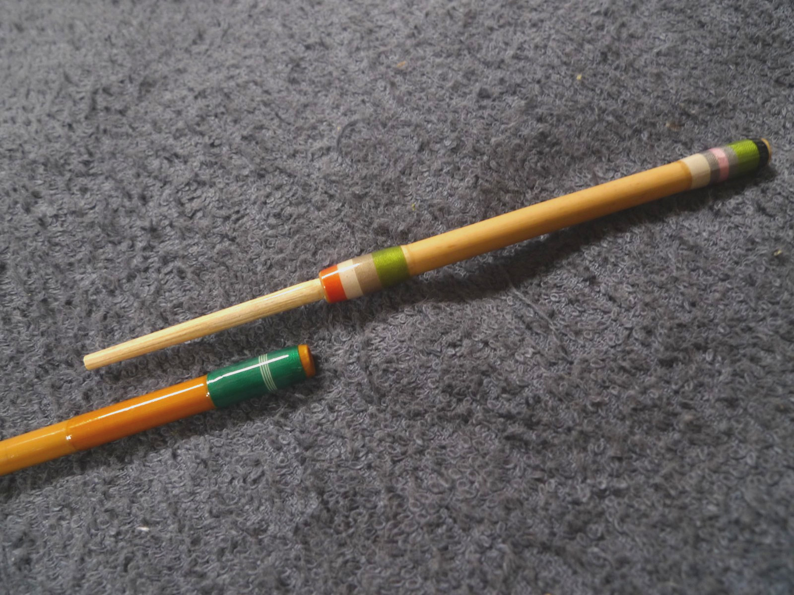 [Japanese Marutake flyrod] 6’7″ #3 3pc-unused ‘yatake bamboo’ flyrod