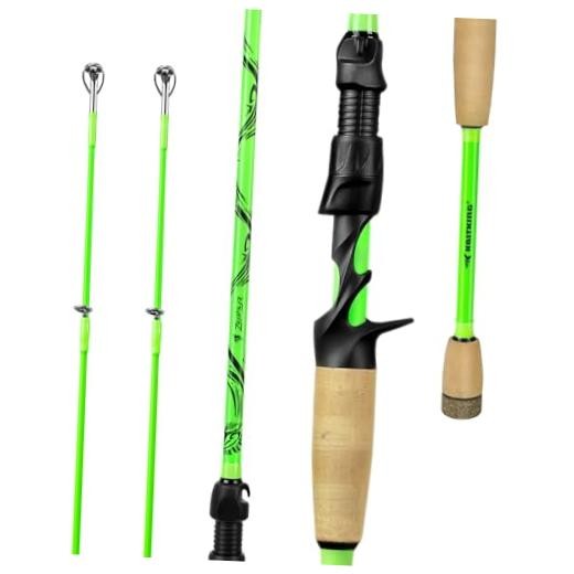 Zephyr Dual Tip Casting Rods & Spinning Fishing Rods, Lightweight KastFlex