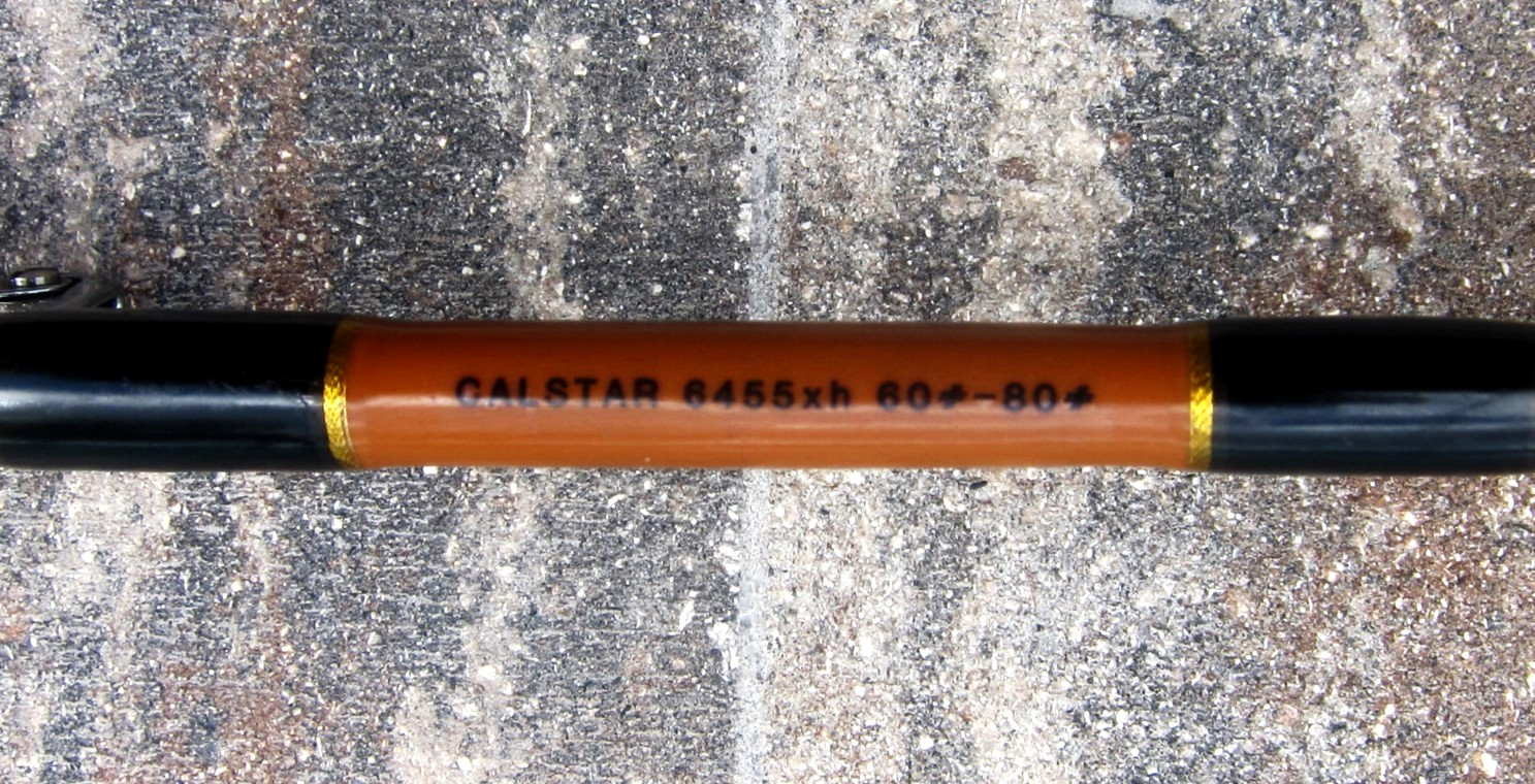 Custom Calstar 6455xh Stand-Up Rod by Taniguchi: 5’2″; 60-80 lb – NEAR MINT COND