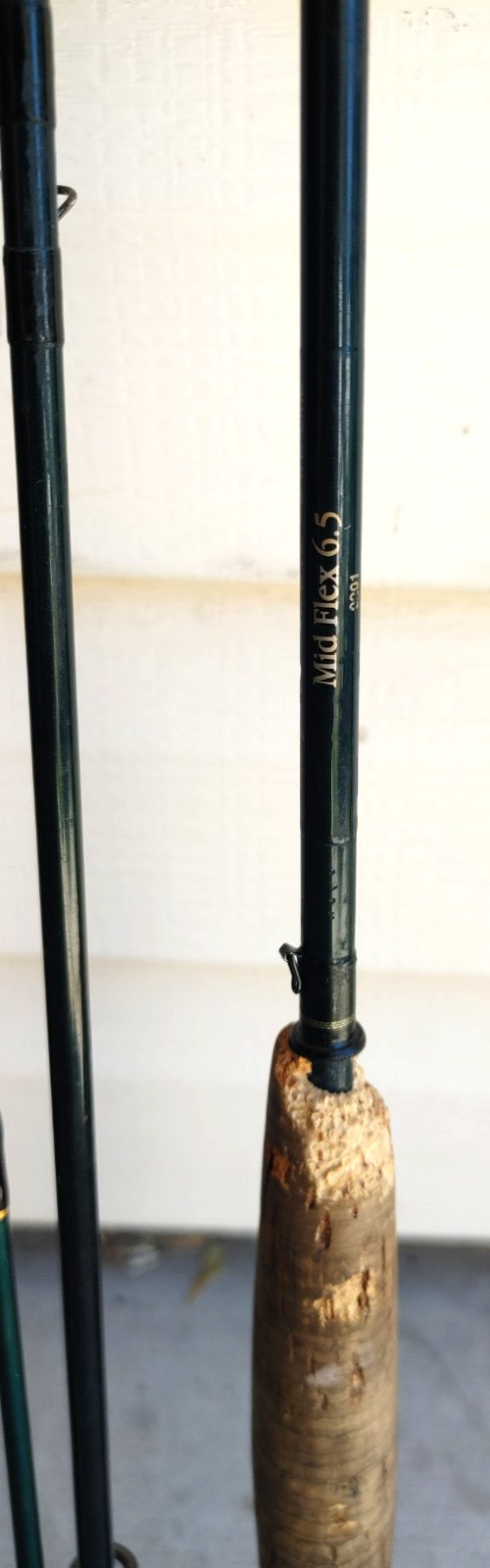 Orvis Trident TL Fly Fishing Rod Green 4 Piece Pole 6.5 Mid Flex 8’5″ 3oz 5wt