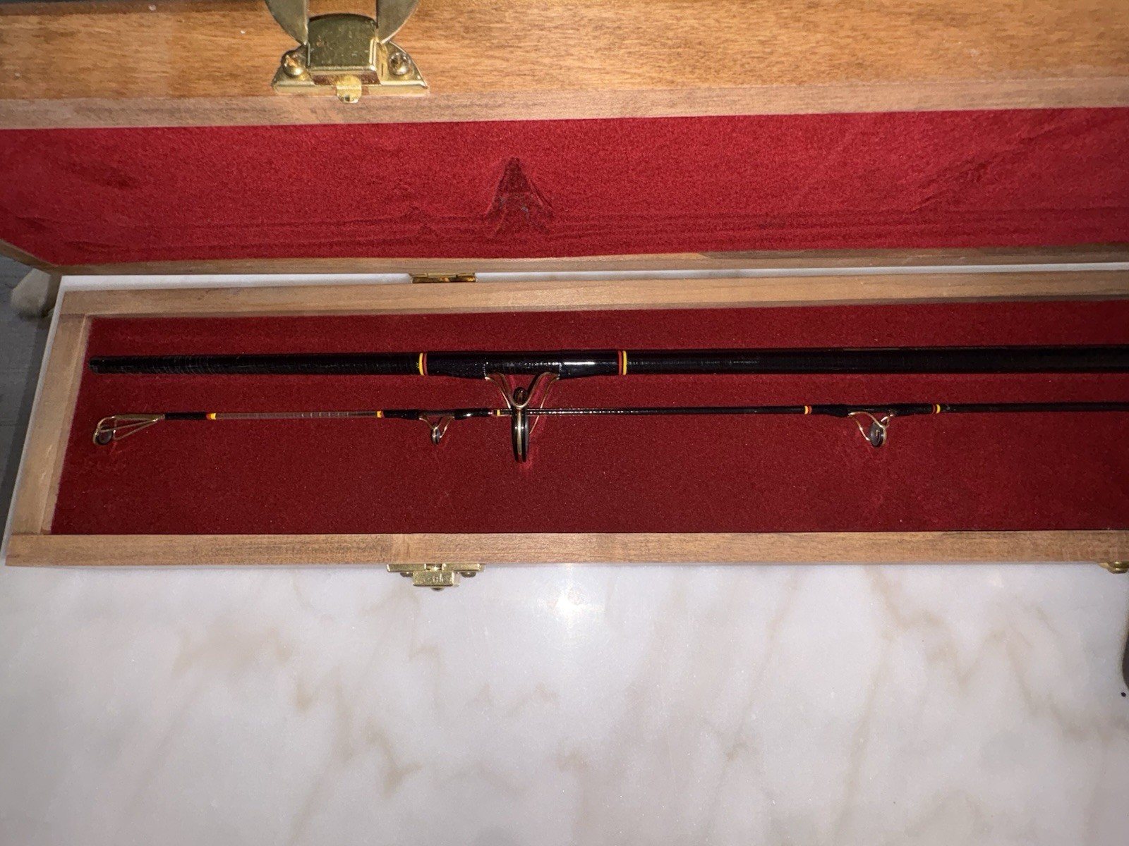 Shakespeare Ugly Stik 10th Anniversary Commemorative Fishing Rod w/ Wooden Case