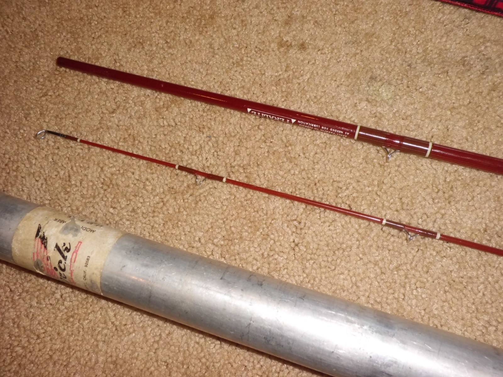 Vintage FENWICK Feralite ff85 Fly 8’6″ Rod made in USA #H68073- 7-8 fly wt.
