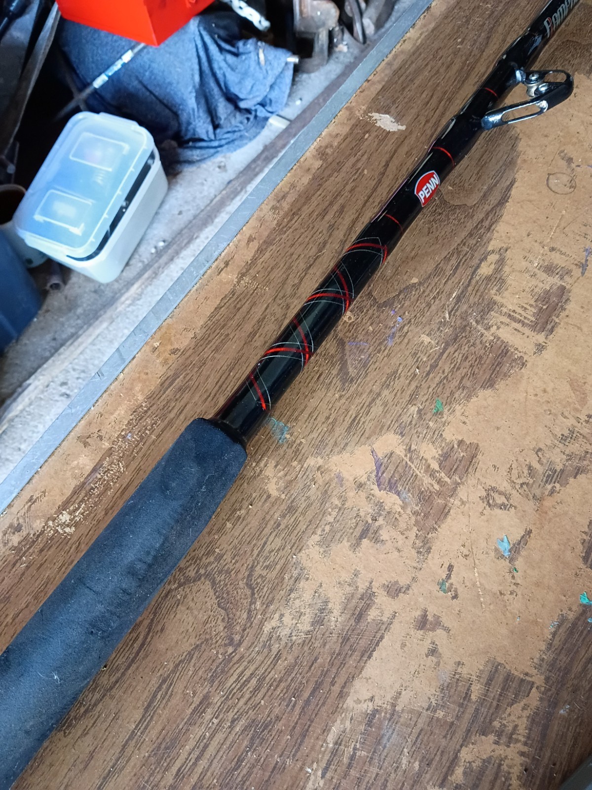 Penn Rampage Jigging Casting Rod 6 Ft Heavy Mod Fast 50 100 Braid RAMbw3080c60rs