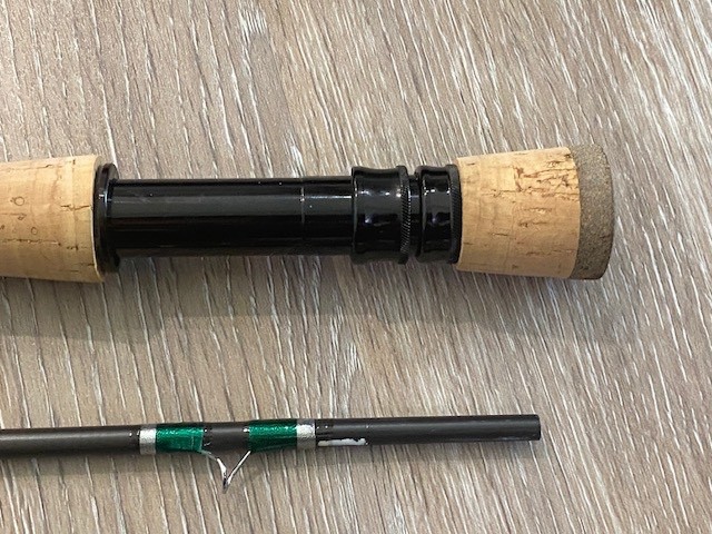 Custom Made Pacific Bay T2F 908-4 9′ 4Pc 8wt Fly Rod W/ Cloth & Alum Tube Unused