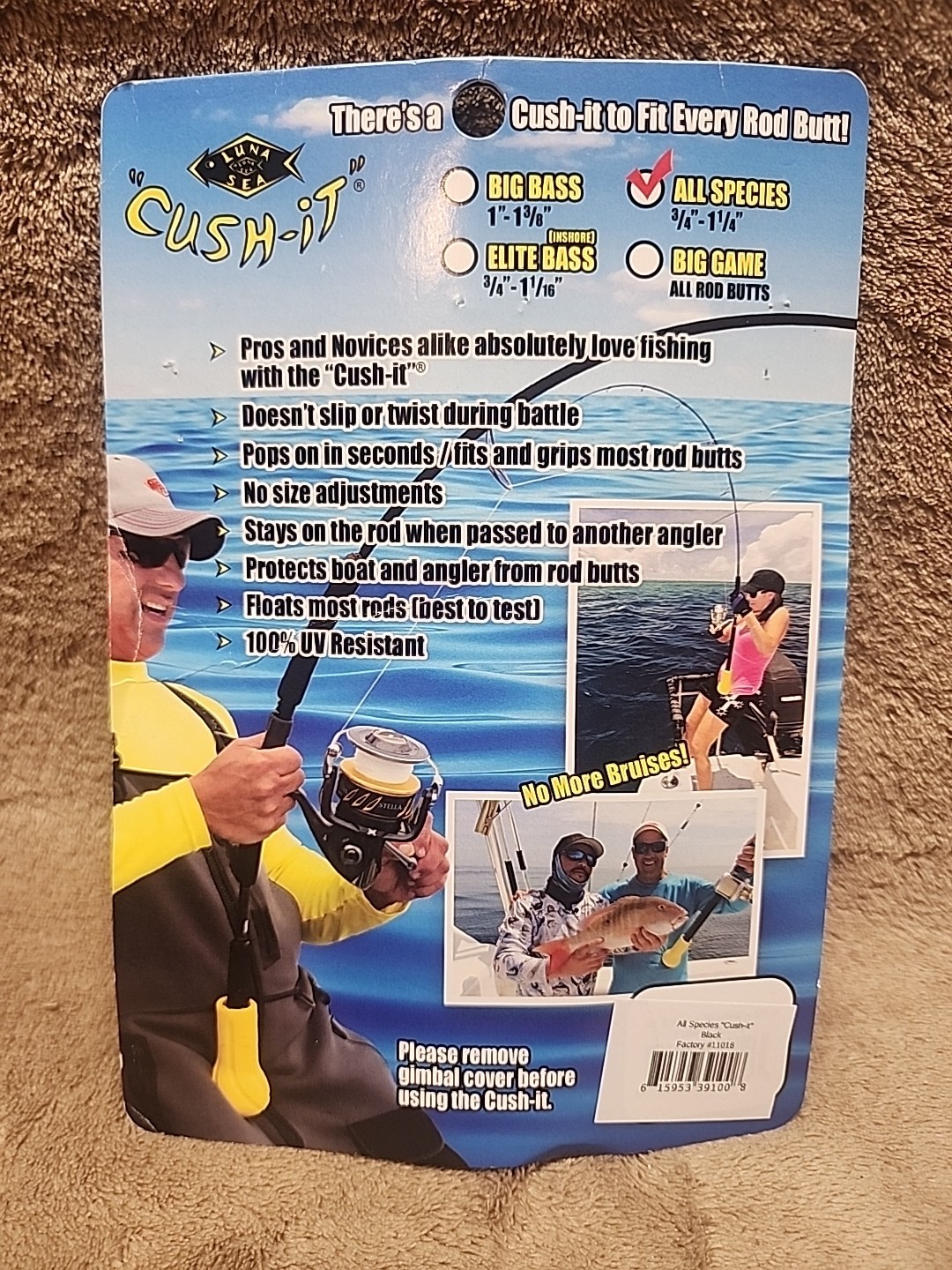 Marine-Grade Cush-It Rod Butt Cushion: Maximum Comfort & Buoyancy for Fishing