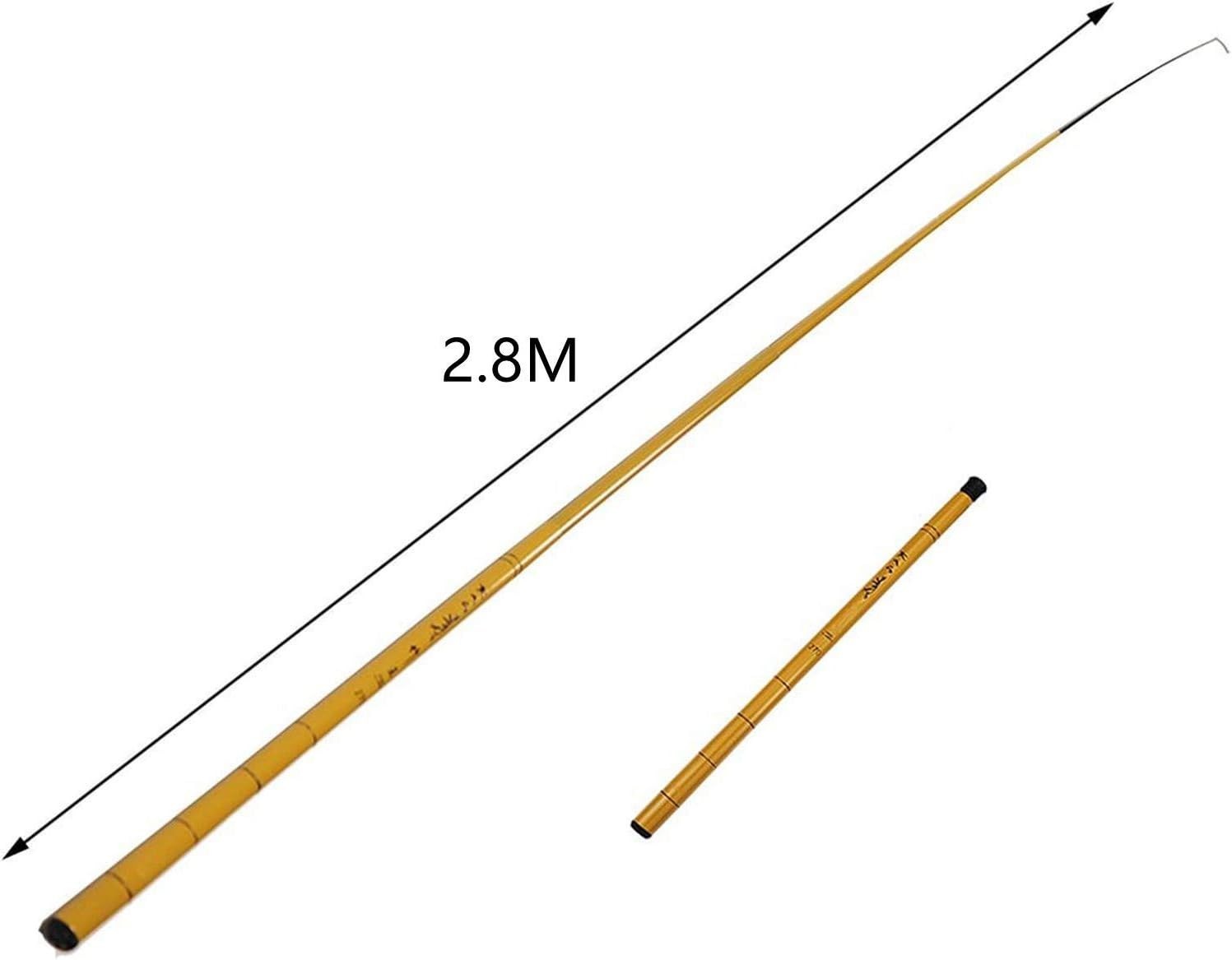 Retractable Fishing Rod 2.8M with Cork Grip – High Tension Support for Anglers