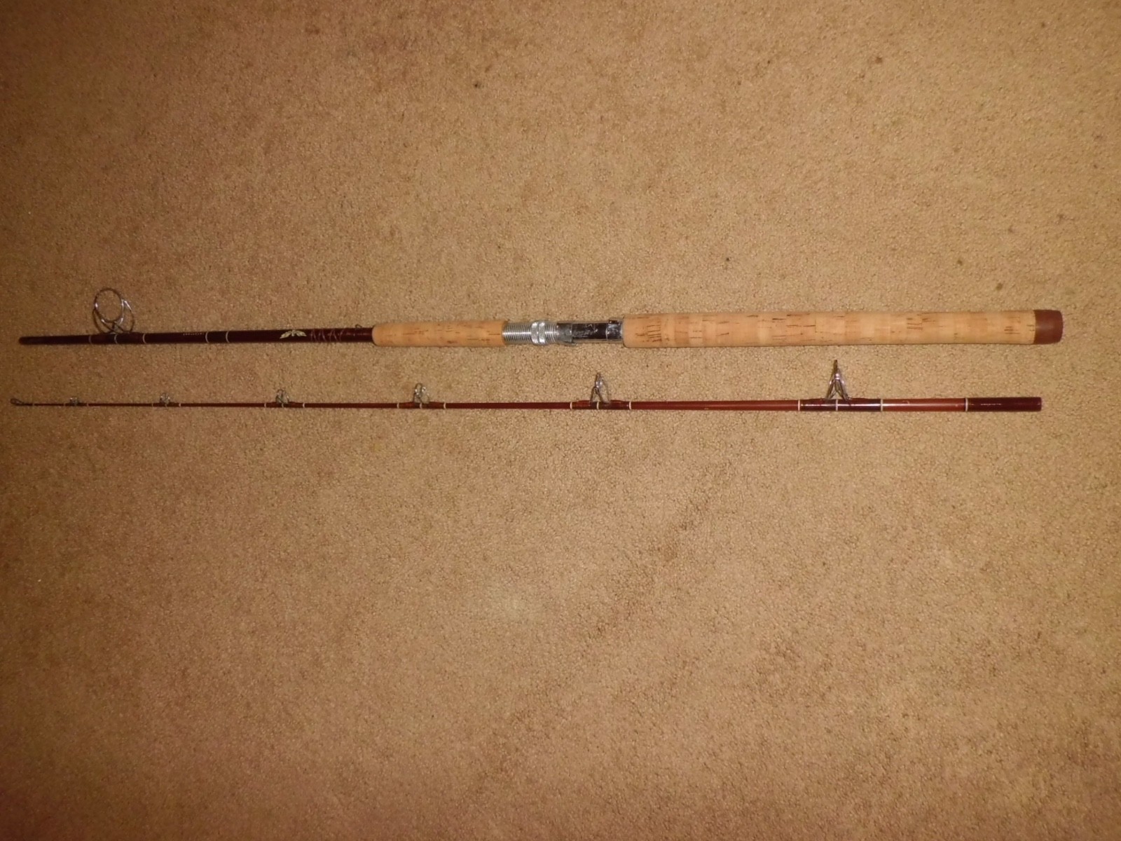 Vintage FENWICK Feralite PLB79 Spinning 7’9″ Rod made in USA- 8-20 lb