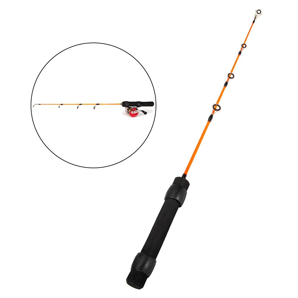 Practical Fishing Rod Portable Winter Fiberglass Outdoor Sensitive Tip