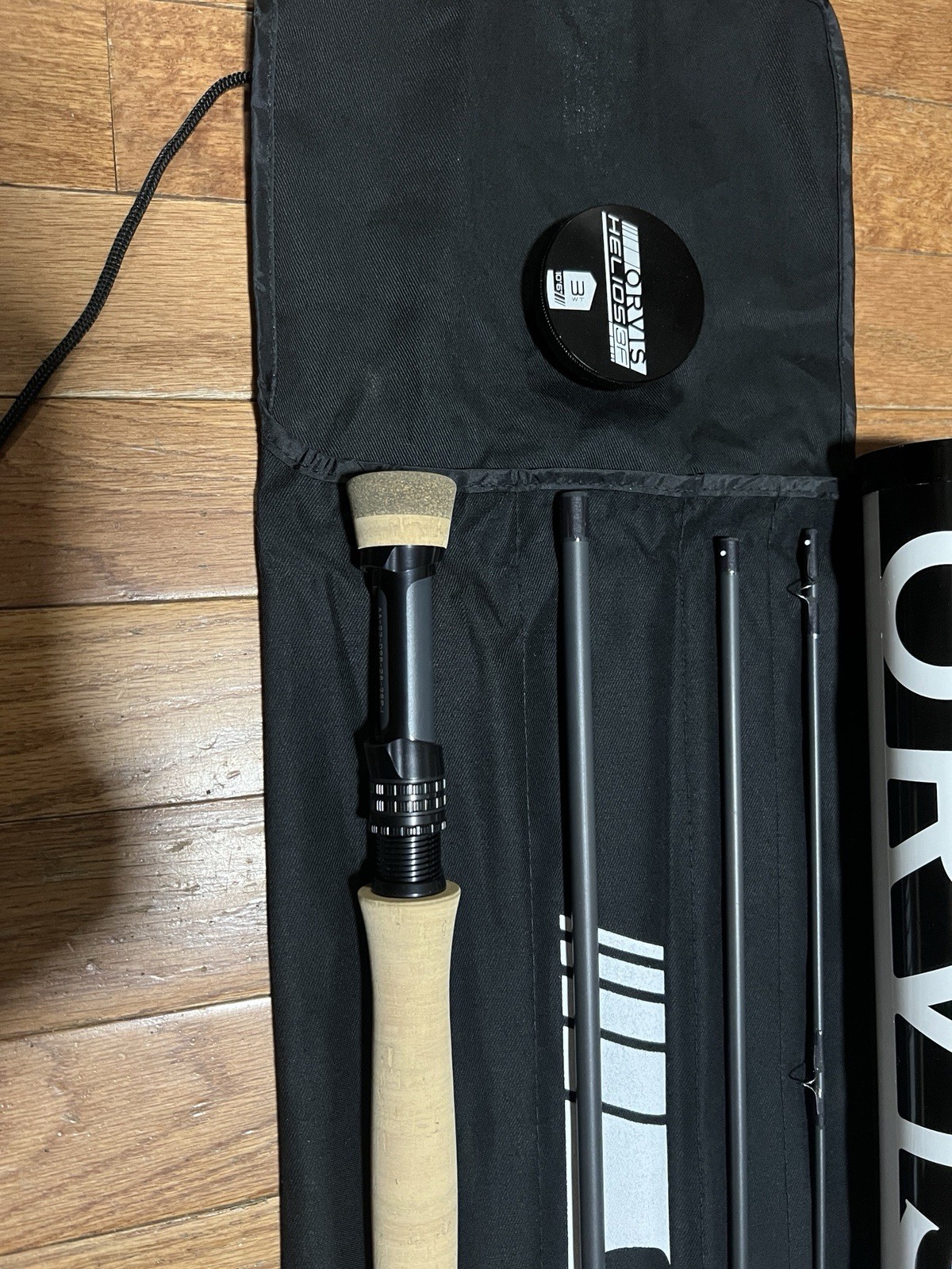 Orvis Helios 3F 10’6″ 3 wt Fly Rod 4-Piece Graphite Fast Action w/ Tube
