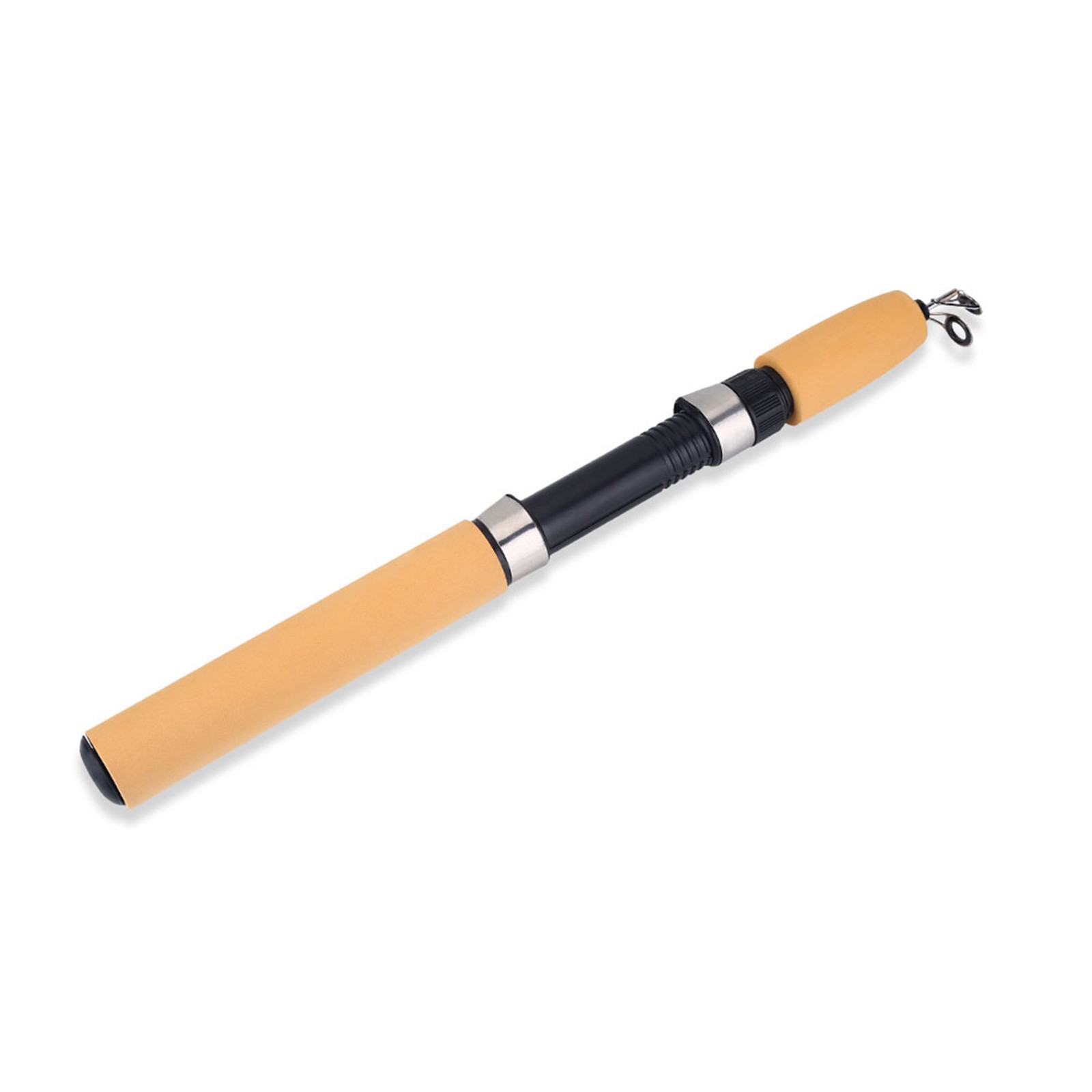 Ice Winter Fishing Rod Glass Fiber Retractable Mini Fishing Pole Tackle EZJQ