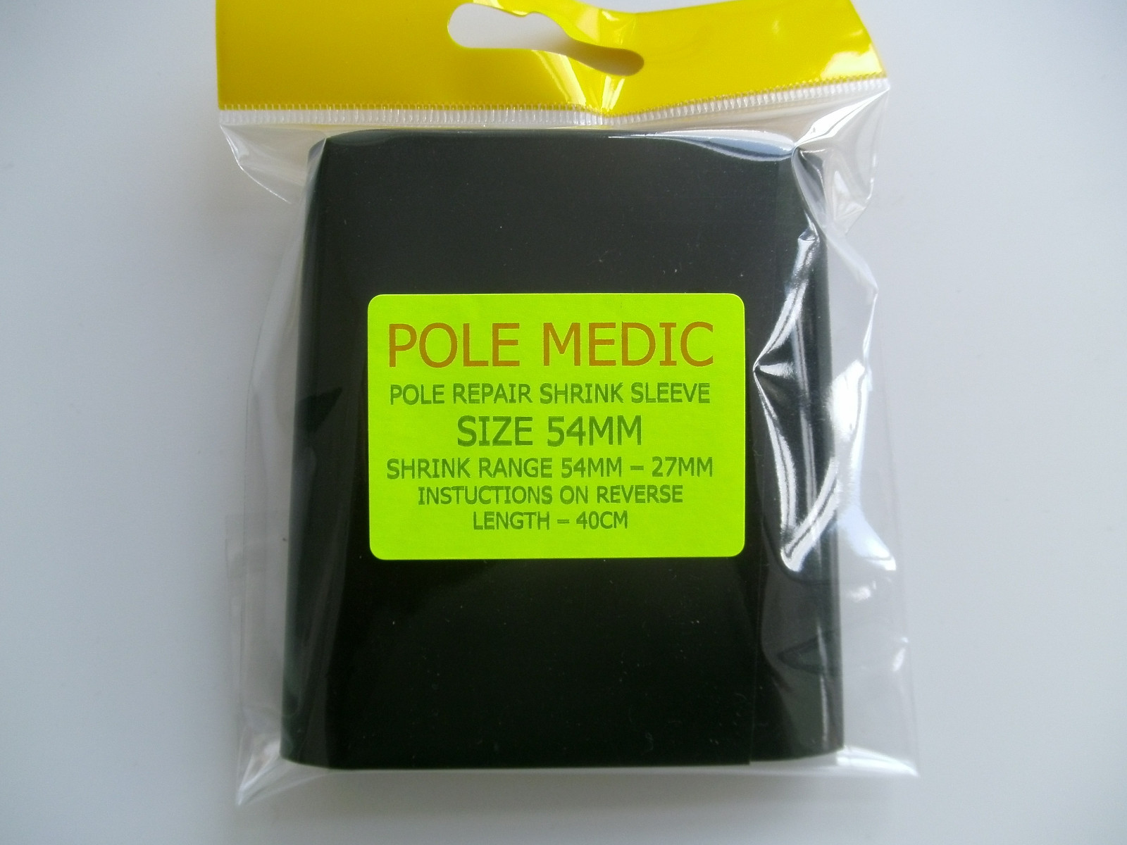 POLE REPAIR SHRINK SLEEVE–VARIOUS SIZES TO FIT POLE SECTION – 40cm in Length