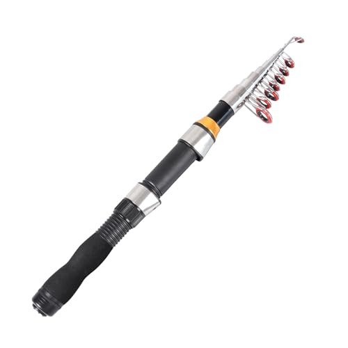 Telescopic Fishing Rod, Collapsible Fishing Rod Small Full Extend 6.2 Feet