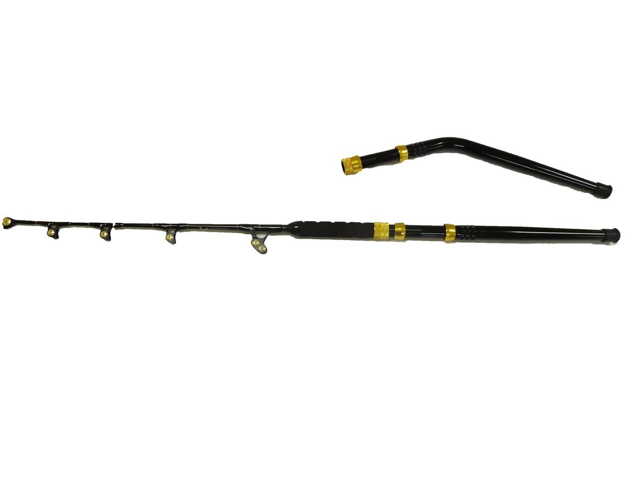 100-120 lb. 3pc Saltwater Fishing Rod – Roller Tip – Deep Drop Trolling
