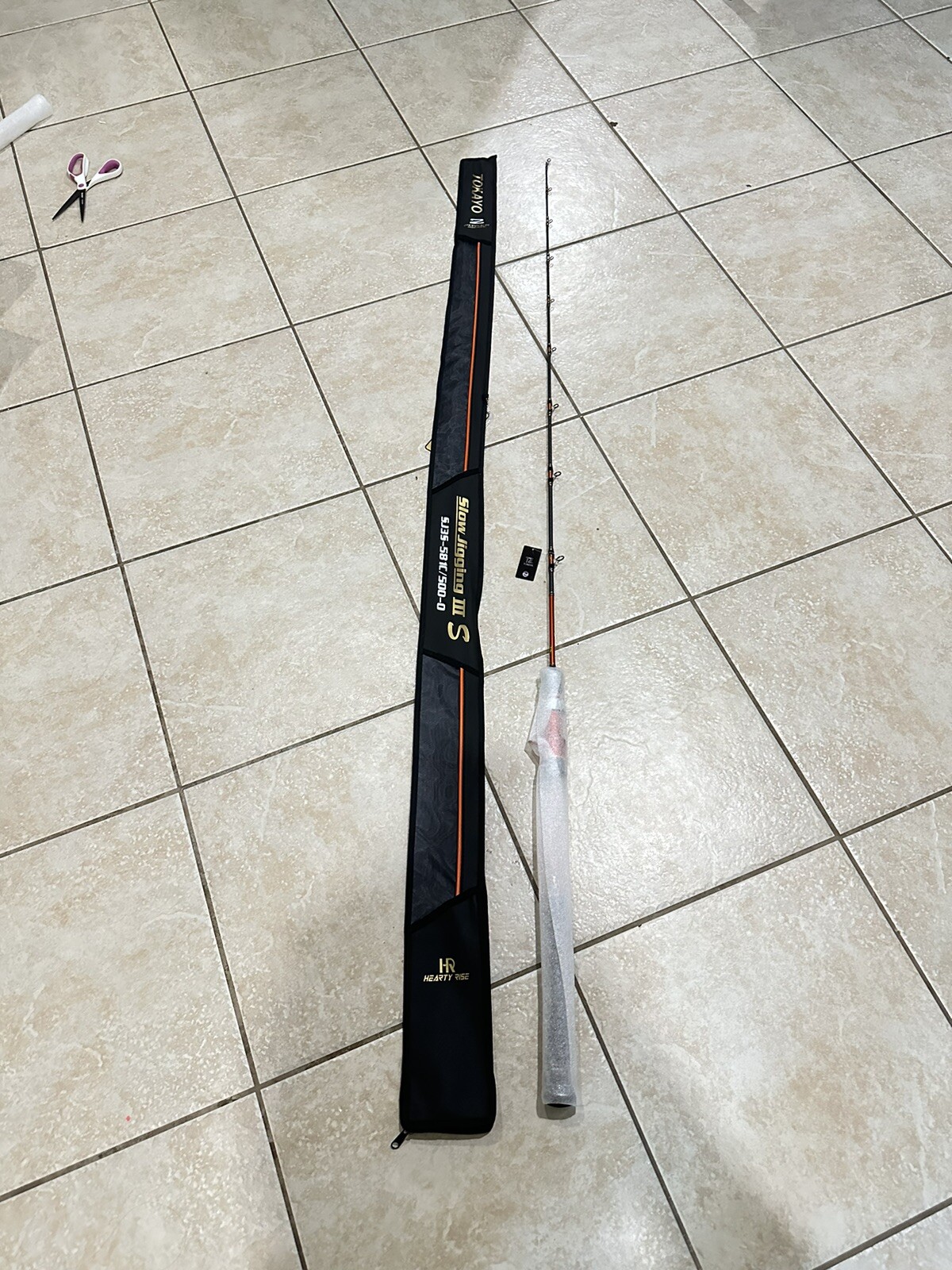 TOKAYO HEARTY RISE SLOW JIGGING ROD III S. POWER 2. 500Gr. Conventional Rod.RARE