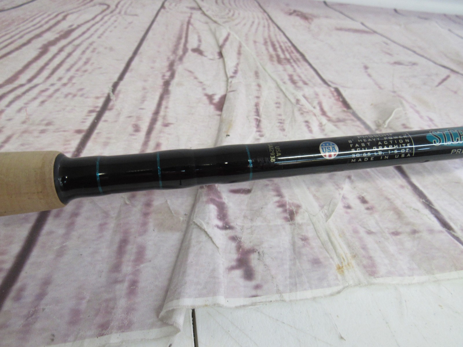St. Croix Rod Premier PMS80HF 8′ Fast Heavy SCH Graphite 30-65LB. 1-5oz.