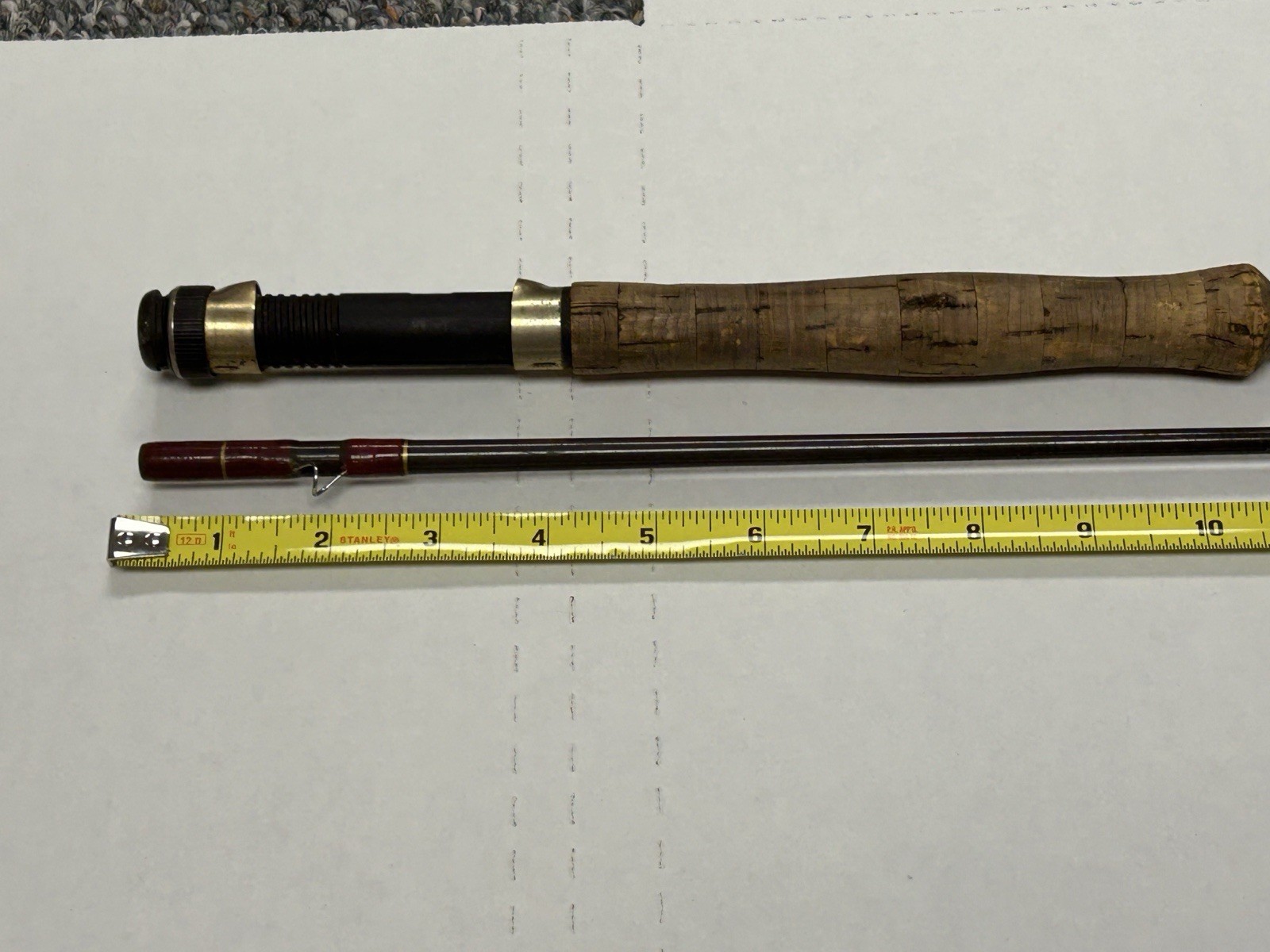 Cabelas St. Johns 9′ Fly Fishing Rod Model CB-128 with Sock 8-9 Wt Two Piece