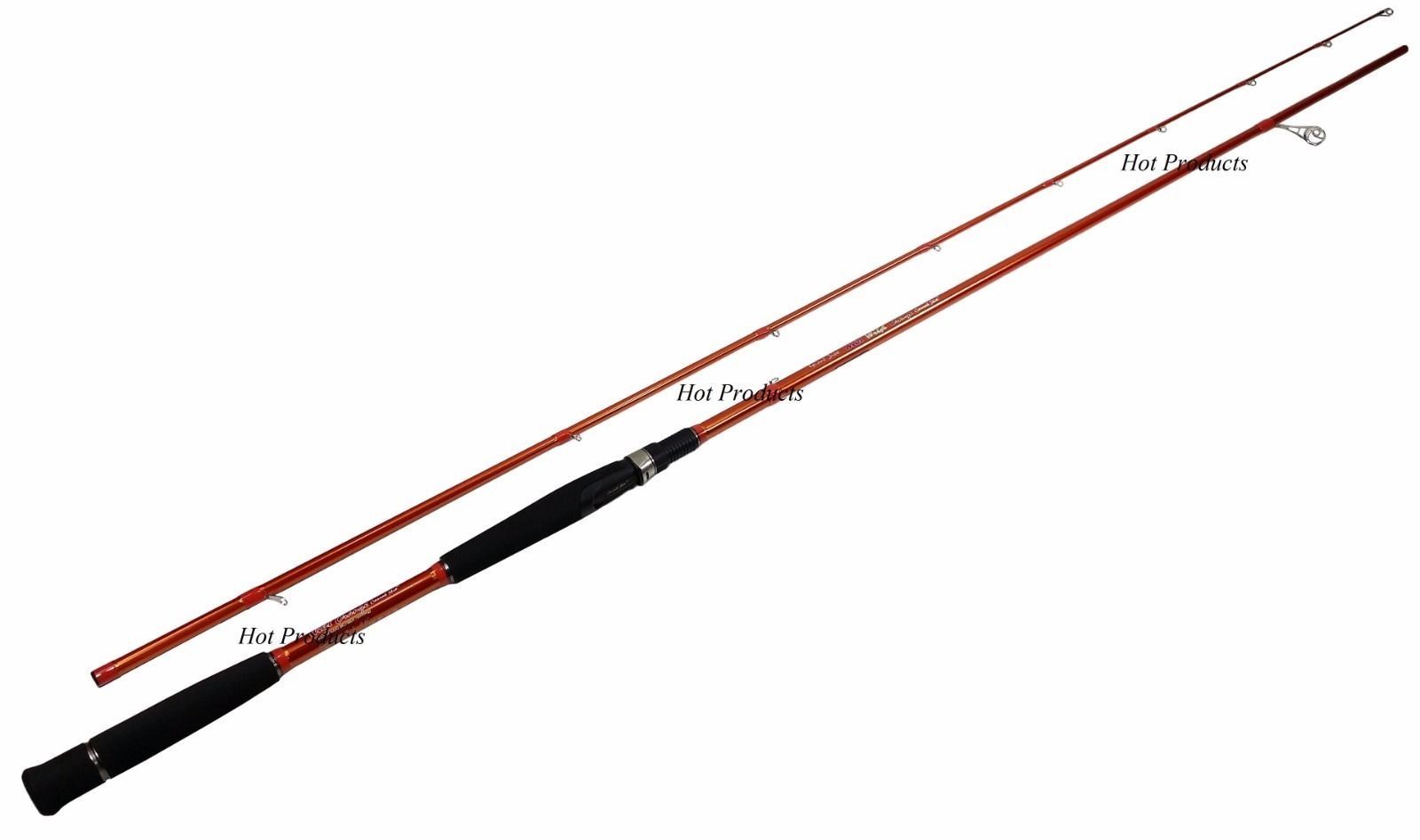Carrot Stix SPINNING 11′ MEDIUM Wild Orange Salmon Steelhead Fishing Rod