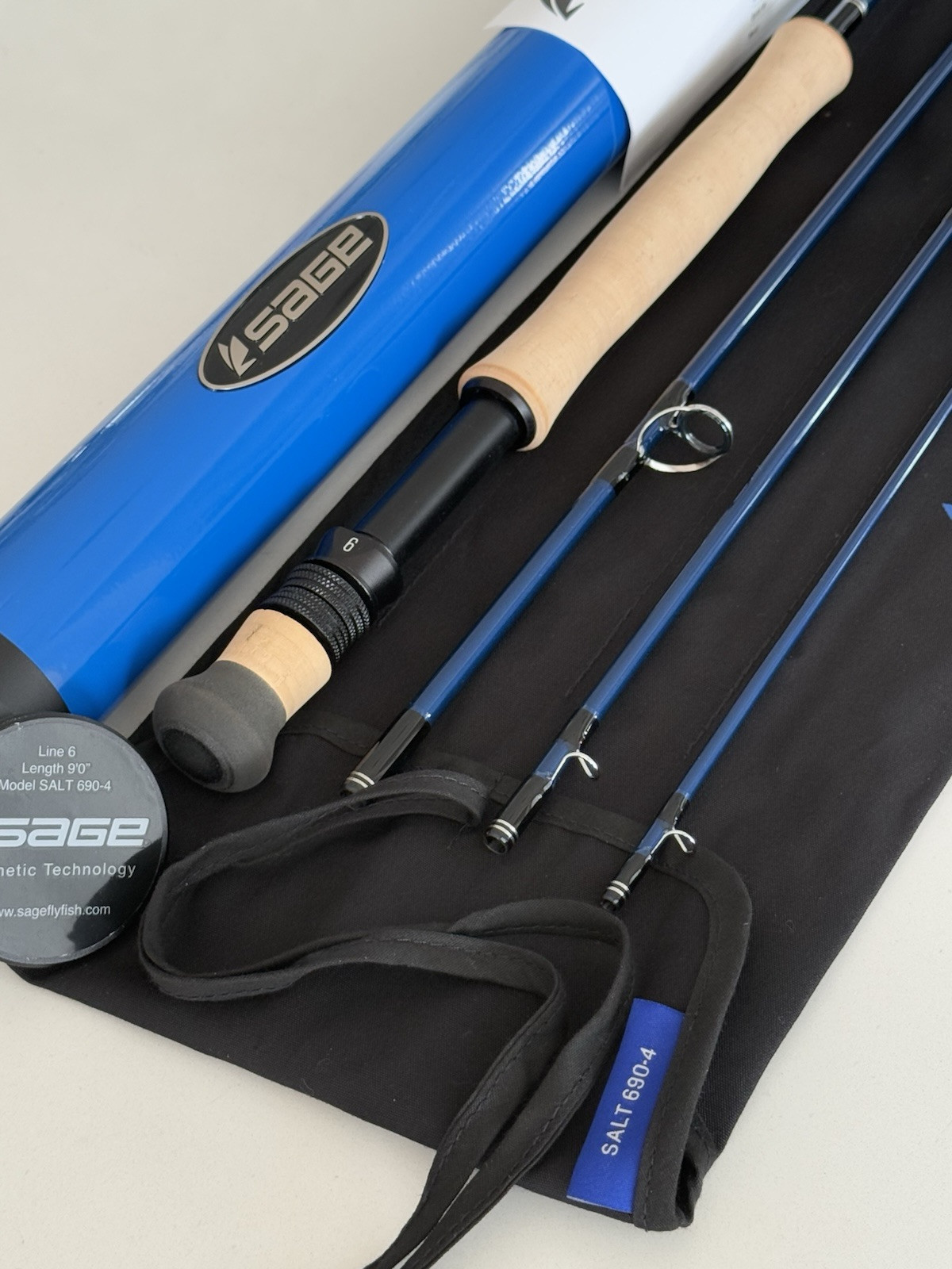 **BEAUTIFUL** 🔥 SAGE SALT 6wt. 9’ft~4pc FlyRod!! 🔥~MINT~🔥