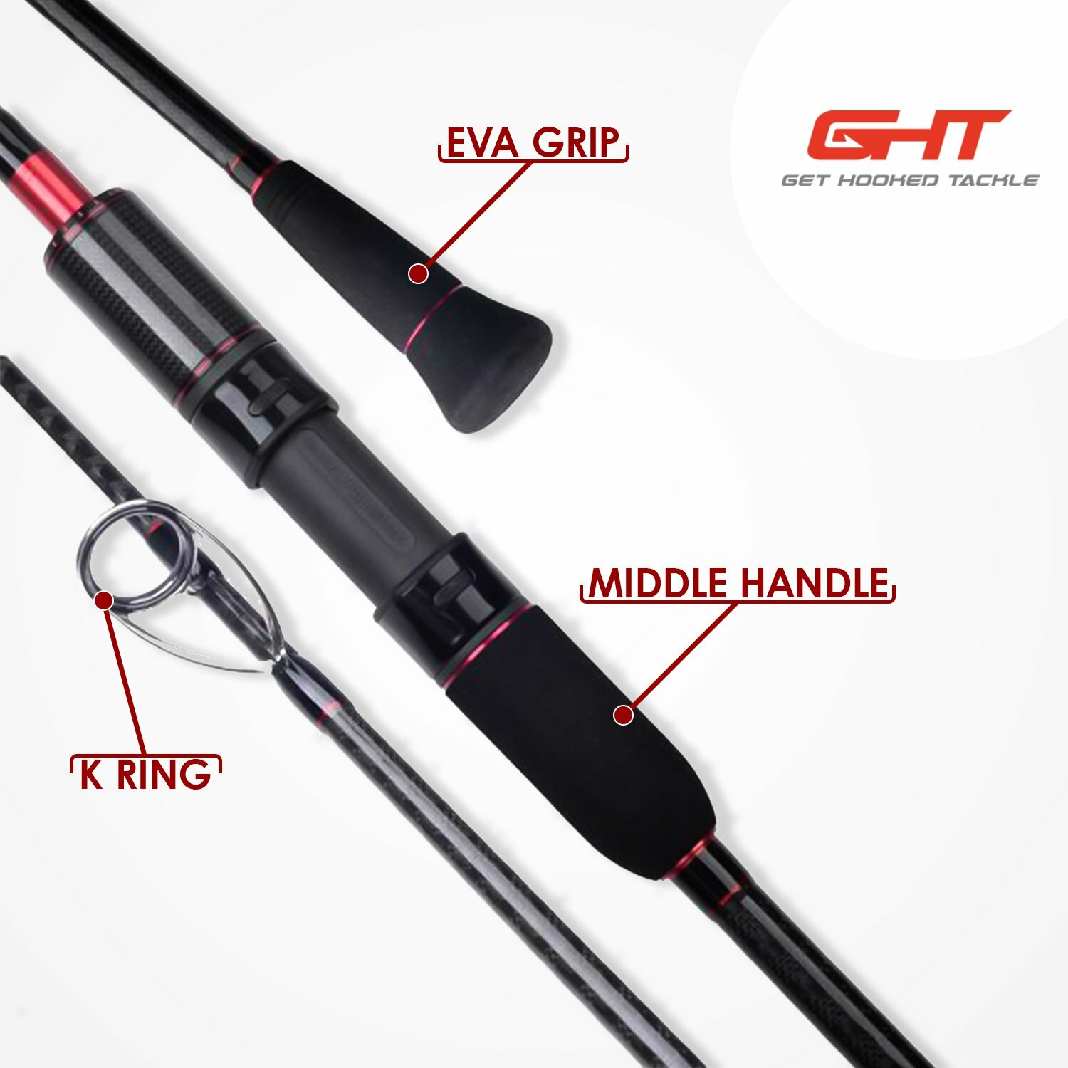 Slow Pitch Jigging Rod 100% Toray Carbon – Casting Spiral Fuji Guides Saltwater